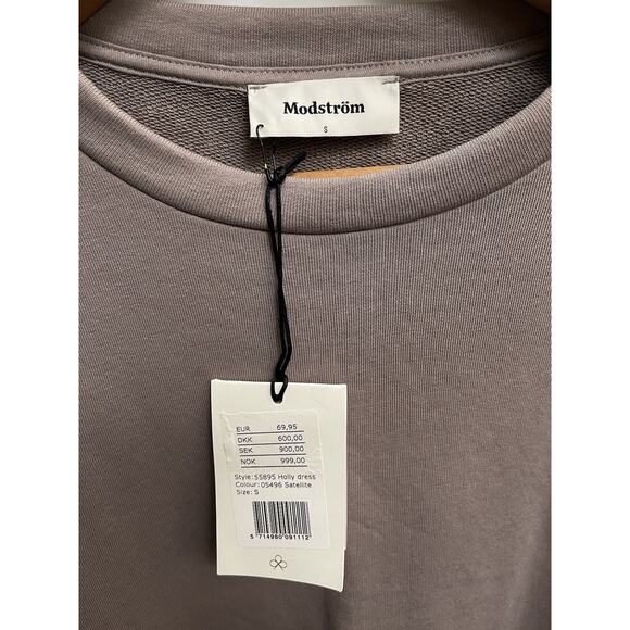 Modström Holly Dress Color Satellite Size Small NWT - Picture 2 of 7